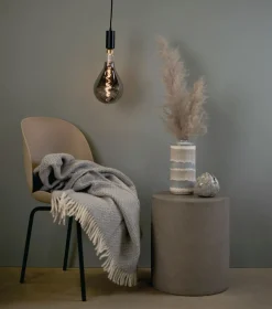 Smokey drop decor E27 4W lamppu hopea