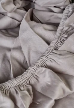 Soft Satin kaksois vaaleanharmaa