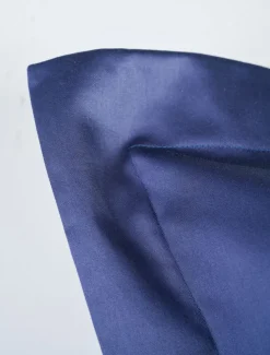 Soft Satin tyynyliina tummansininen