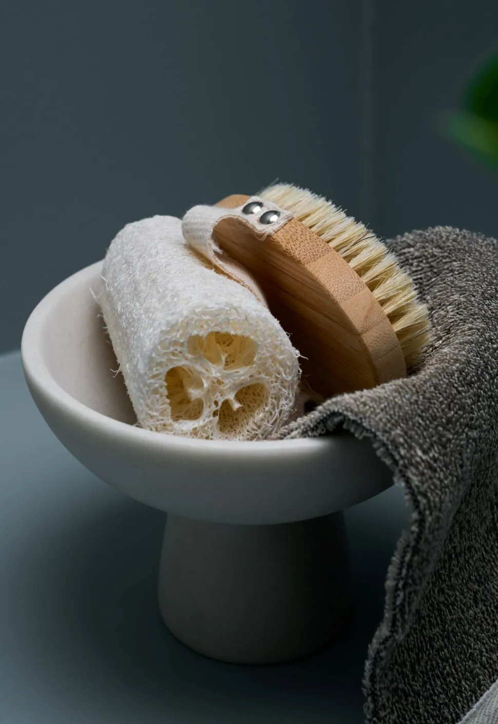 Spa luffa pesusieni luonnonväri