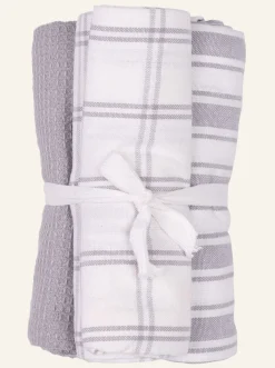 Stina 3pk keittiöpyyhe harmaa