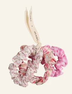 Summer Smal Elastic- 3 pack hiuslenkki roosa