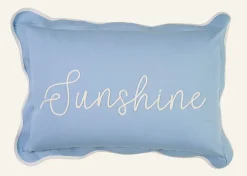 Sunshine koristetyyny vaaleansininen