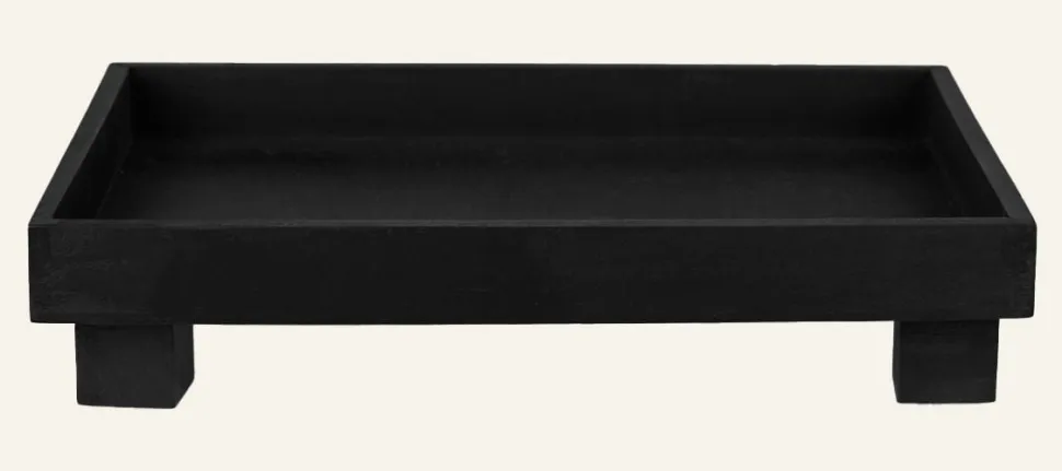 Tarjotin musta - 40x30x8 cm
