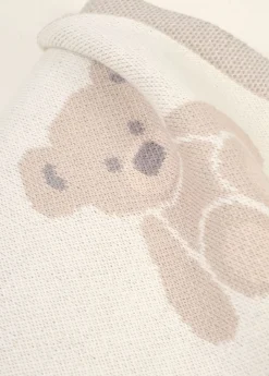 Teddy torkkupeitto moniväri/beige