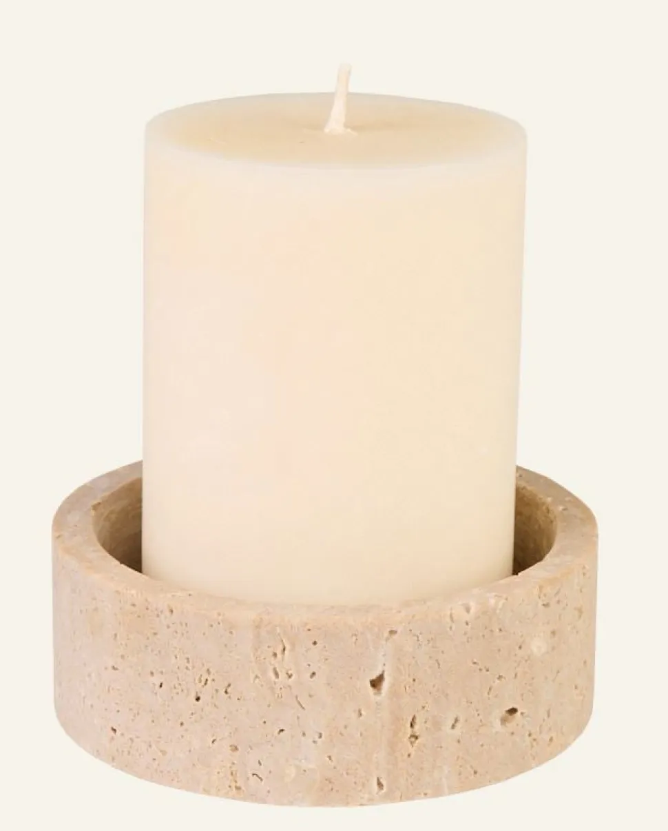 Thea kynttilänjalka beige