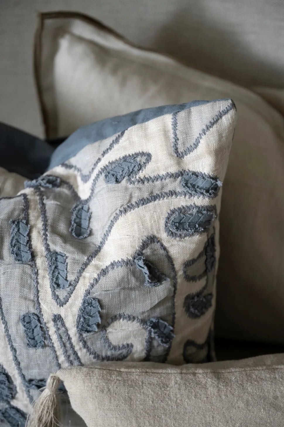 Tora koristetyynynpäällinen sininen