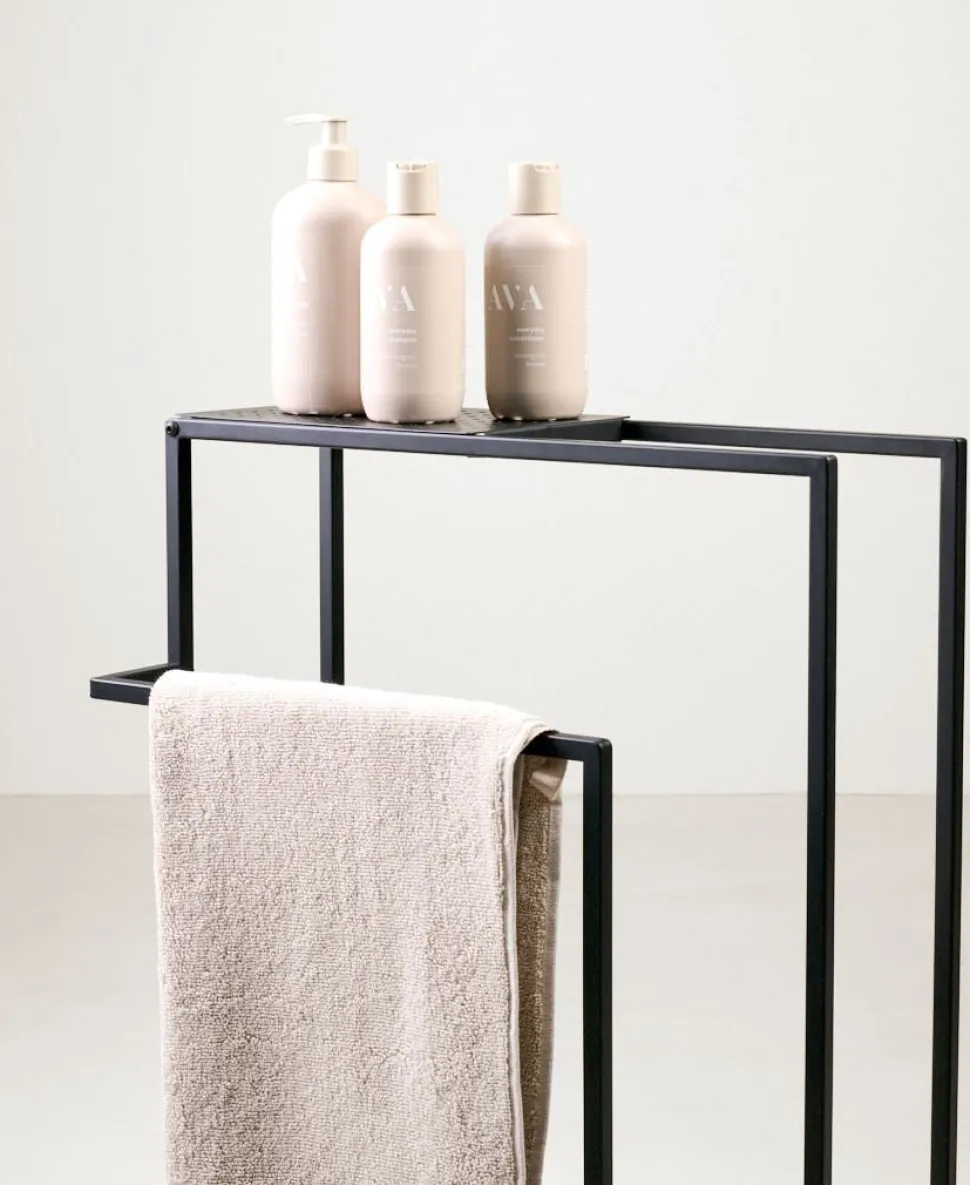 Towel rack pyyhepidike musta