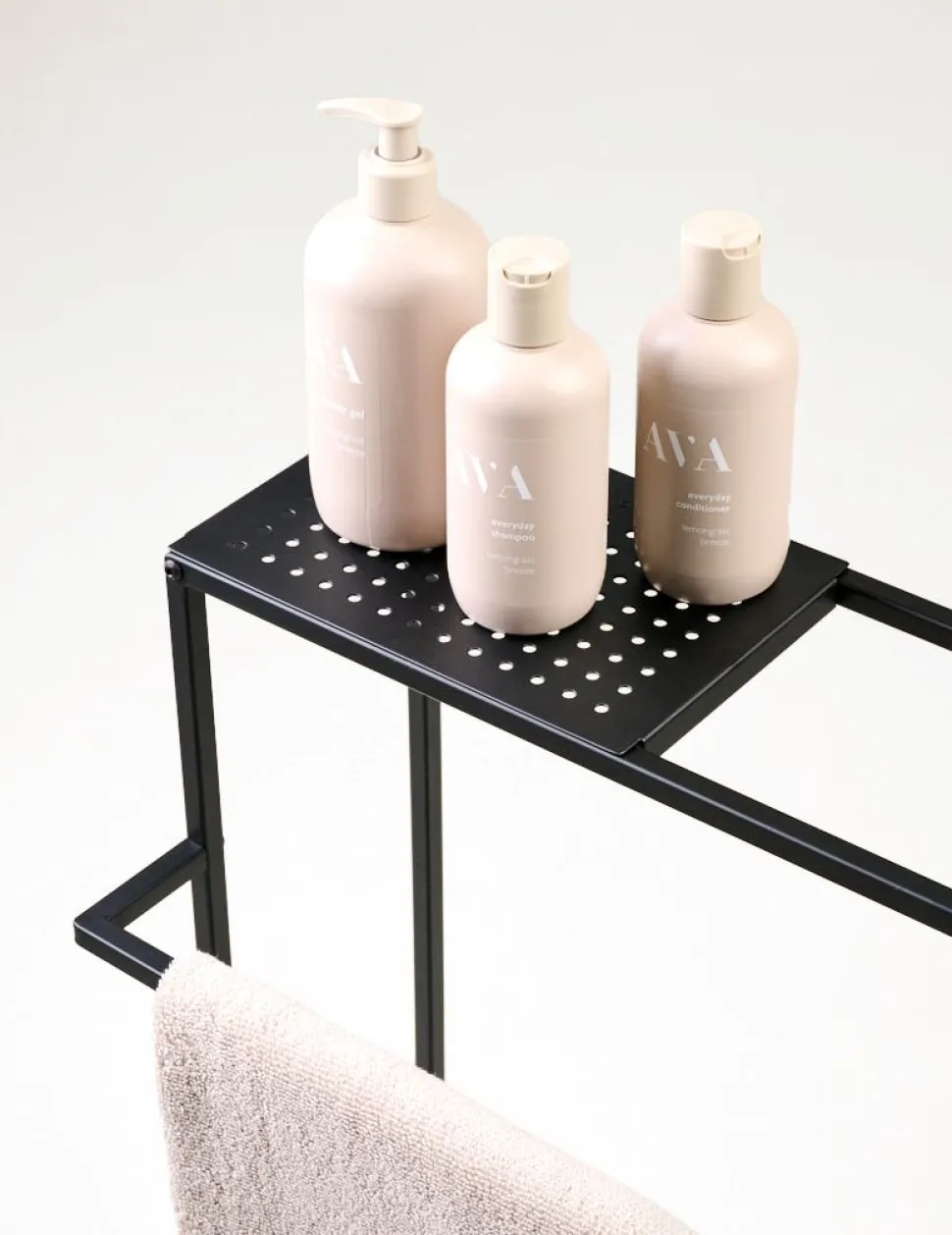 Towel rack pyyhepidike musta