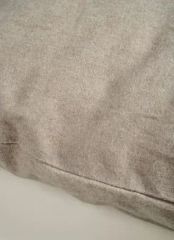Tyynyliina lankavärjätystä flanellista hiekka - 50x60 cm
