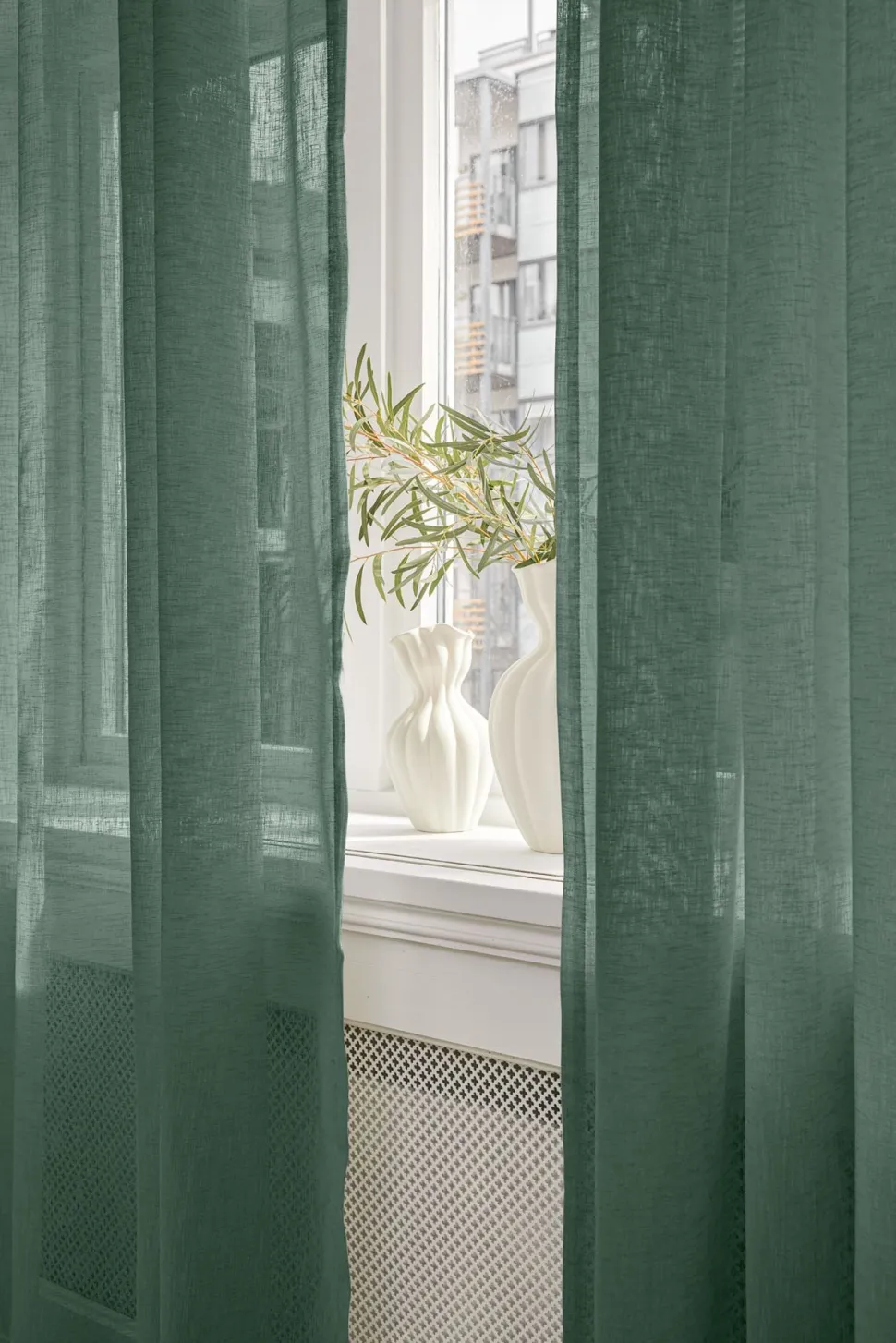 Verho khaki - 140x300 cm