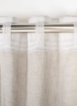 Verho vaalean beige - 140x300 cm