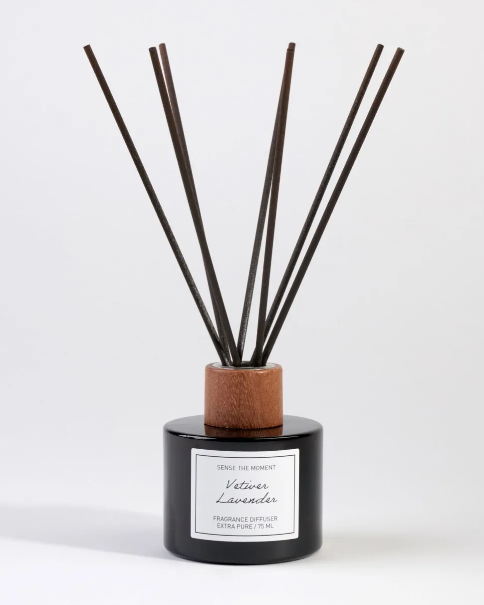 Vetiver Lavender huonetuoksu harmaasininen
