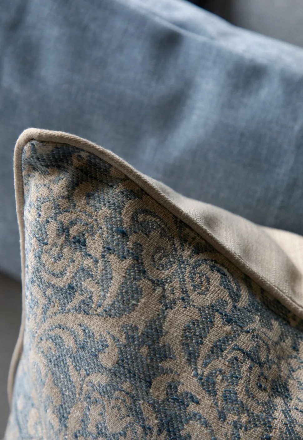 Victoria koristetyynynpäällinen sininen