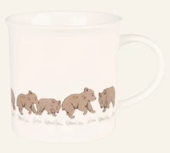 Wooden Animals aamiaissetti moniväri/valkoinen