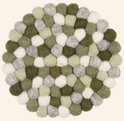 Wool Multi pannunalunen moniväri/vihreä