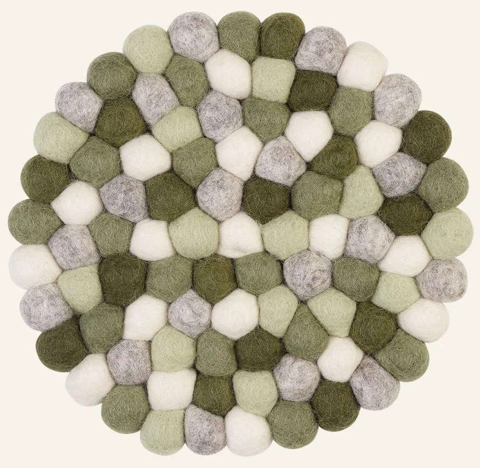 Wool Multi pannunalunen moniväri/vihreä