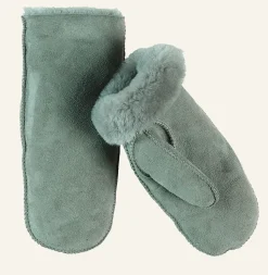 Wooly nahkakäsineet oliivinvihreä