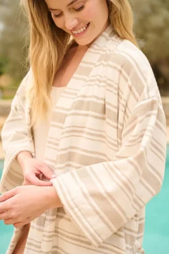 Yuno Hamam kimono moniväri/beige