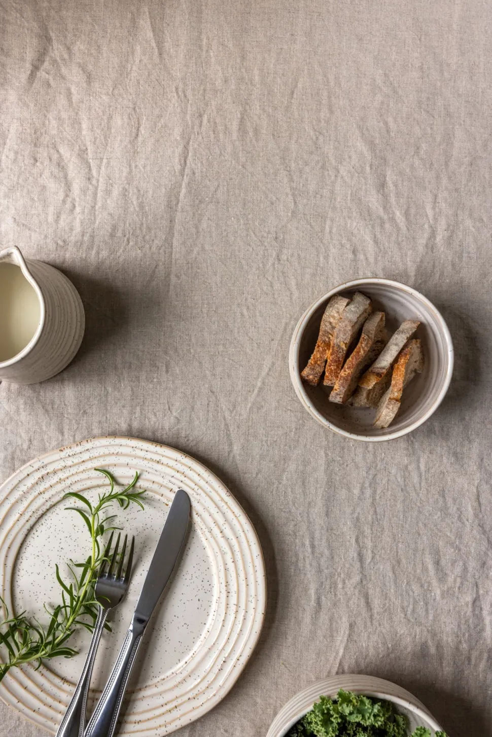 Zoe ruokalautanen vaalean beige